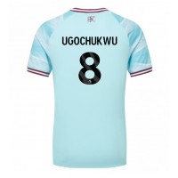 Burnley Lesley Ugochukwu #8 Fußballbekleidung Auswärtstrikot 2025-26 Kurzarm